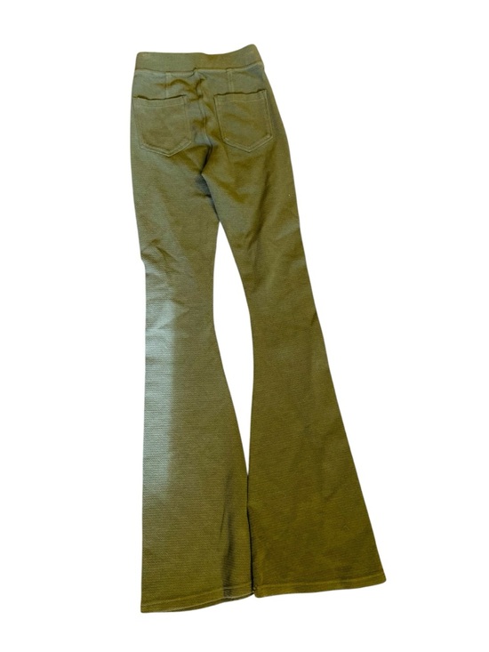 Offline By Aerie Women M Olive Green PartyFavor High Waisted Flare Legging - Picture 3 of 6